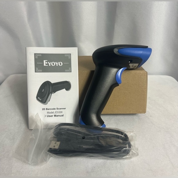 Symcode 2D Wireless Barcode Scanner USB Wired Connection - Picture 1 of 6